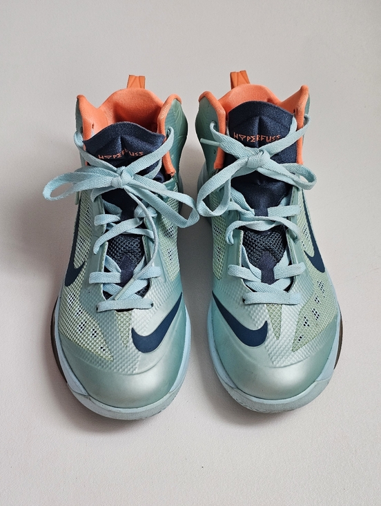 Nike Zoom Hyperfuse 2013 Glacier Ice Teal Orange Basketball Shoes Men’s US 7 main image 13